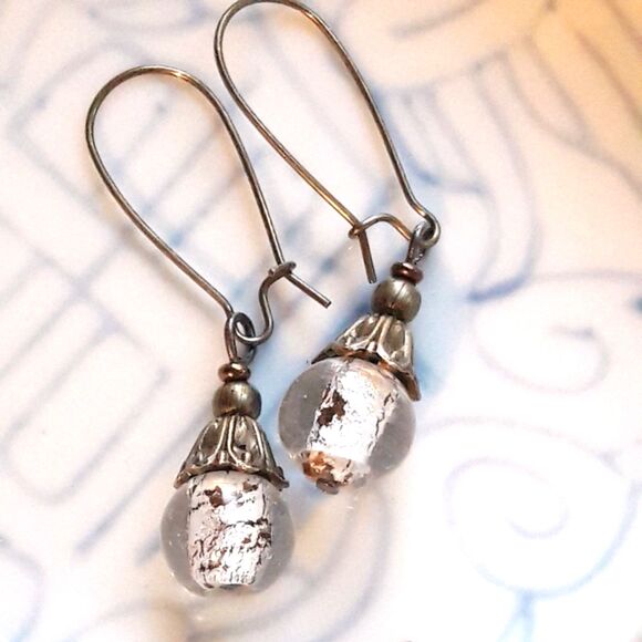 NEW Earrings Letter in a Bottle petite earrings filigree wish earrings 510#fs- - Picture 3 of 7